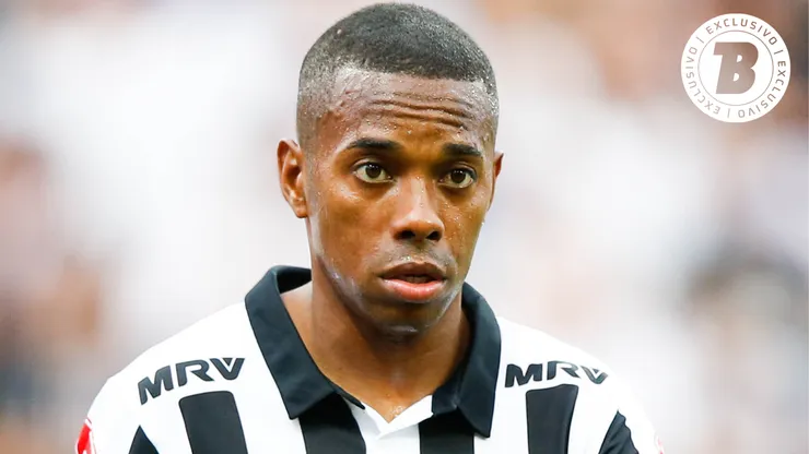 Robinho ex-jogador de futebol durante passagem pelo Atlético-MG