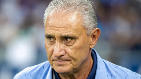 Tite durante partida do Zeiro contra o Timão