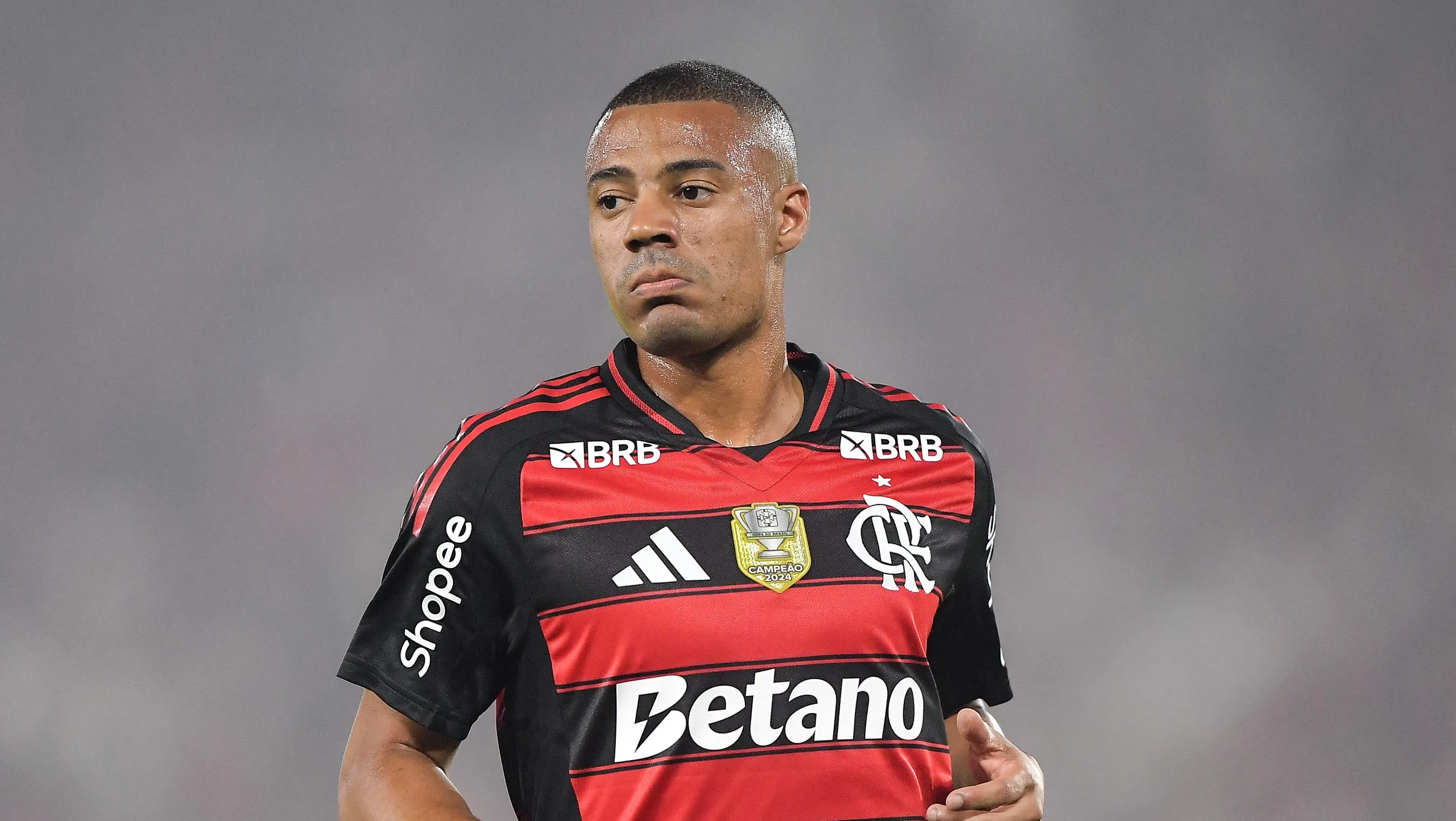 De la Cruz no Flamengo. Foto: Thiago Ribeiro/AGIF
