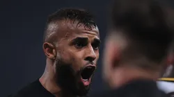 Alex Santana em campo durante jogo do Timão.