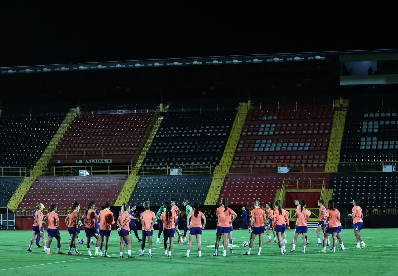 Treino da Seleção. Foto: Lívia Villas Boas/CBF