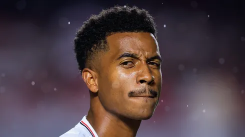 Marcos Antonio jogador do Sao Paulo durante partida contra o Primavera no estadio Morumbi pelo campeonato Paulista 2026. Foto: Marcello Zambrana/AGIF