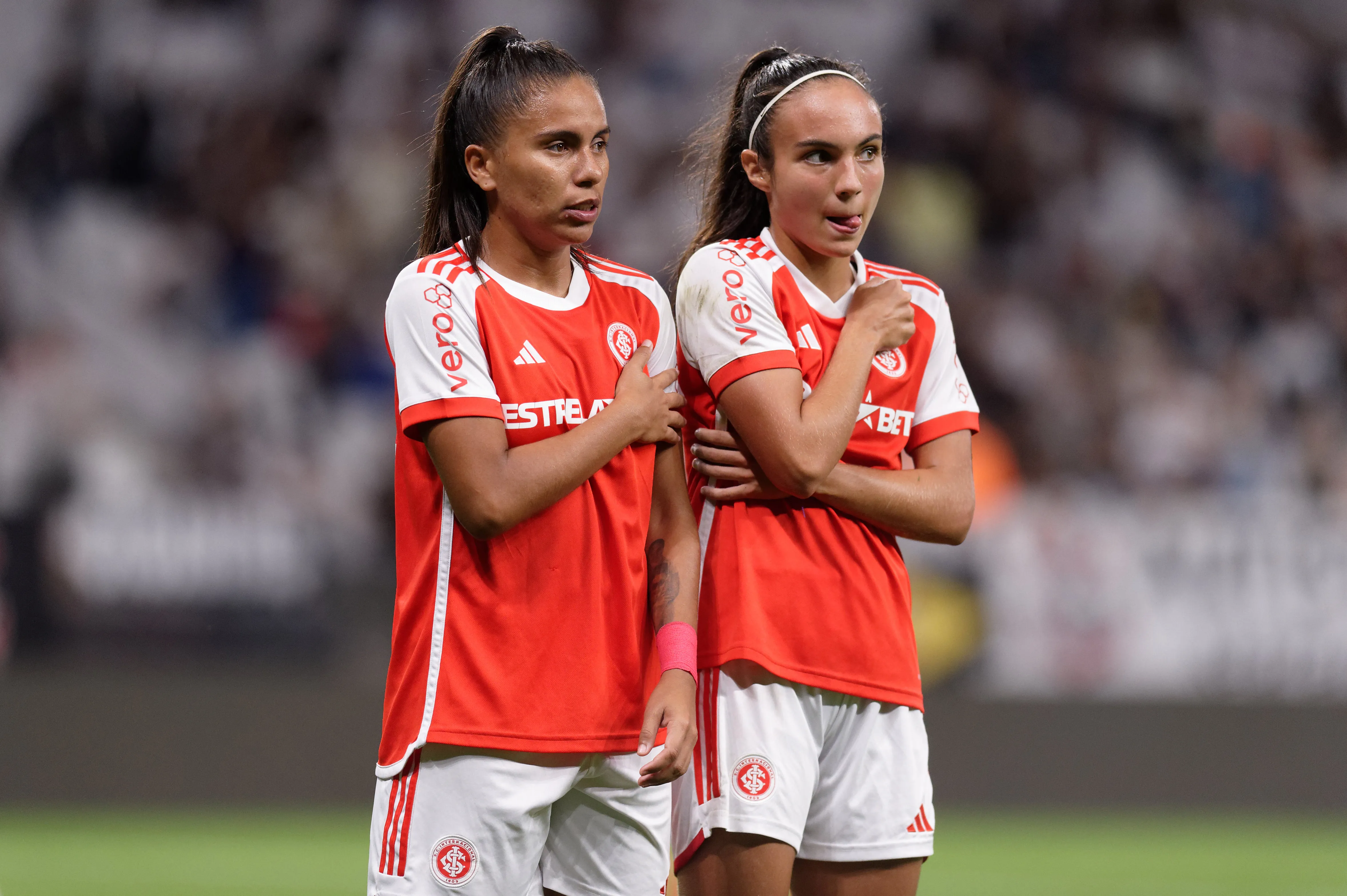 Jogadoras do Internacional. Foto: Anderson Romão/AGIF