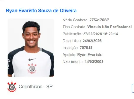 Ryan Evaristo no BID da CBF. Foto: Reprodução CBF