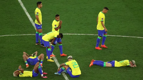 Seleção Brasileira eliminada pela Croácia na Copa do Mundo – Foto: Alex Pantling/Getty Images