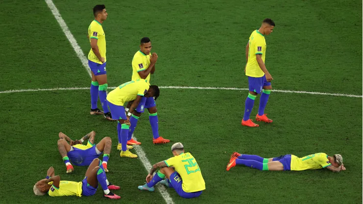 Seleção Brasileira eliminada pela Croácia na Copa do Mundo - Foto: Alex Pantling/Getty Images