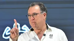 Marcelo Teixeira durante apresentação de Gabigol