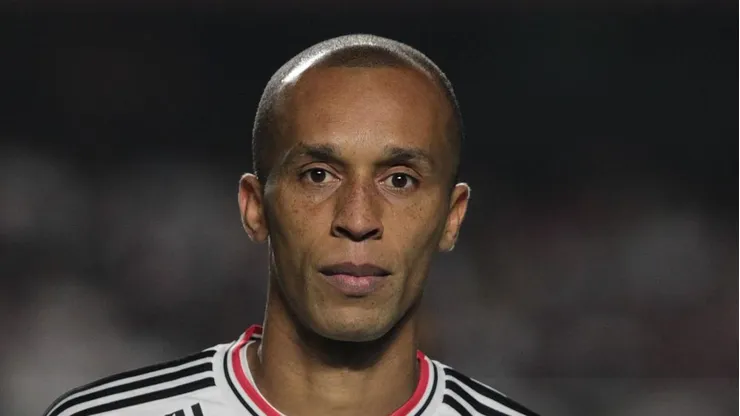 Miranda nos tempos de jogador do SPFC