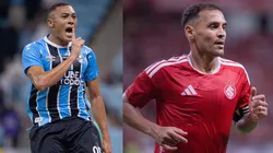 Carlos Vinícius e Alan Patrick vão se enfrentar no Gre-Nal - Fotos: Maxi Franzoi/AGIF