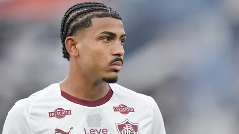 John Kennedy jogador do Fluminense durante partida contra o Vasco no estadio Engenhao pelo campeonato Carioca 2026. Foto: Thiago Ribeiro/AGIF