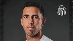 Christian Oliva é anunciado pelo Peixe. Foto: Reprodução X Santos