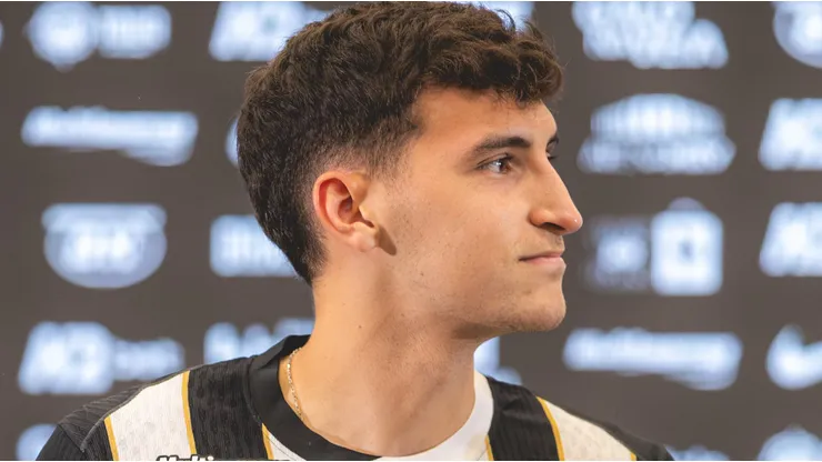 Tomás Perez ainda não estreou pelo Atlético Mineiro Foto: Pedro Souza / Atlético