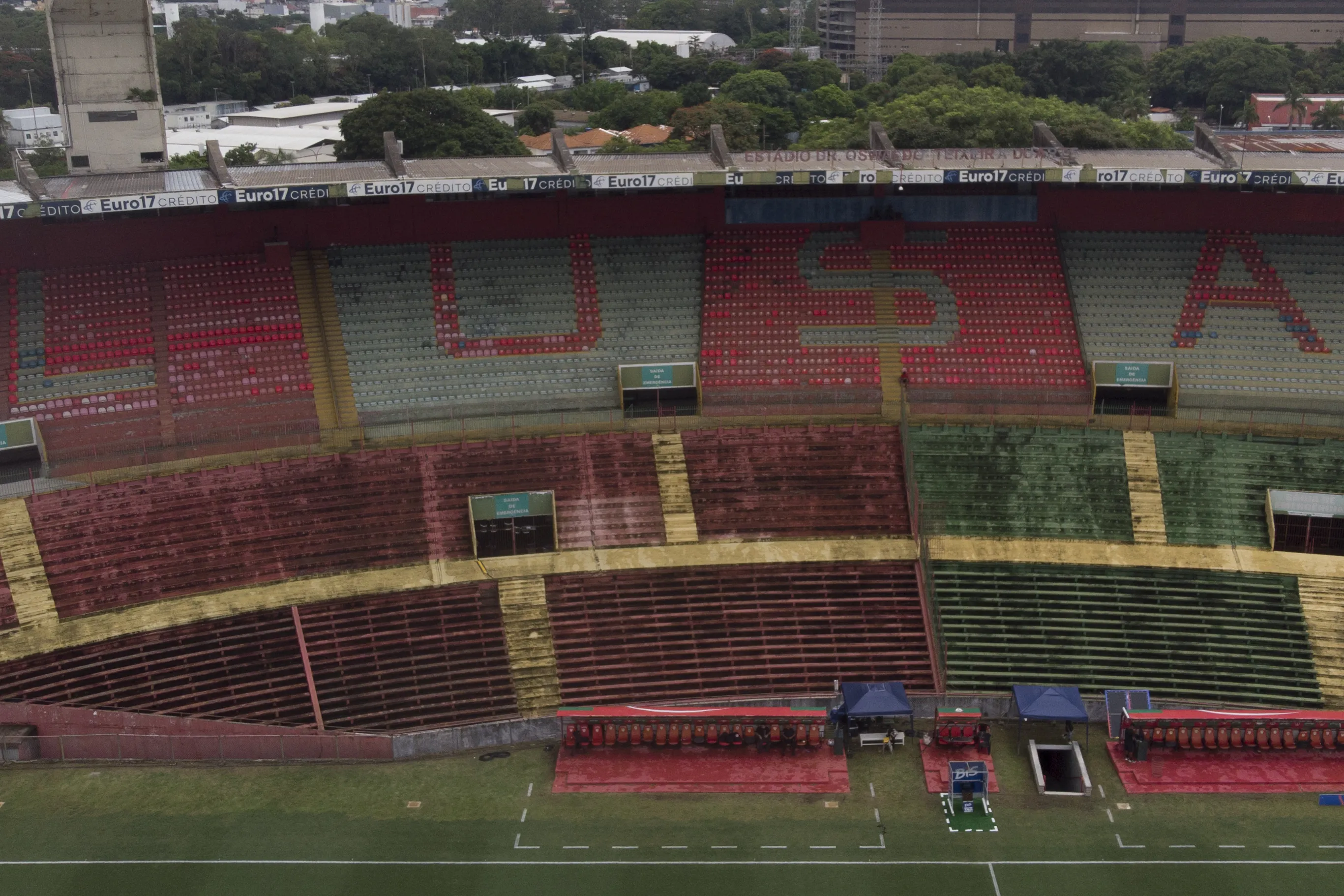 Vista geral do estádio Canindé para partida entre Portuguesa Paulista e Ponte Preta. Foto: Anderson Romao/AGIF