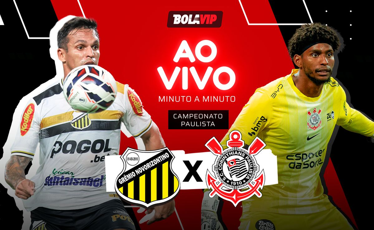 Novorizontino x Corinthians AO VIVO – 0 x 0 – Primeiro Tempo em andamento pelo Paulistão 2026