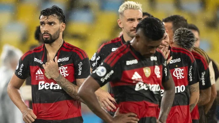 Flamengo em derrota para o Lanús no Maracanã.