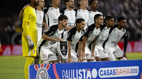 Atletas do Corinthians durante a disputa do Campeonato Paulista 2026 Foto: Joisel Amaral/AGIF