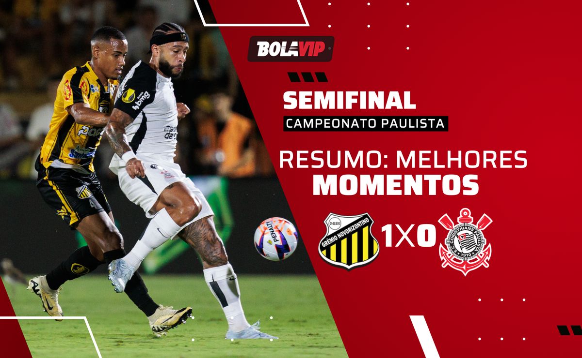 Novorizontino 1 x 0 Corinthians: resumo completo da semifinal do Paulistão 2026