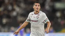 Serna marcou o gol da vitória do Fluminense sobre o Vasco, pela ida da semifinal do Cariocão. Foto: Thiago Ribeiro/AGIF