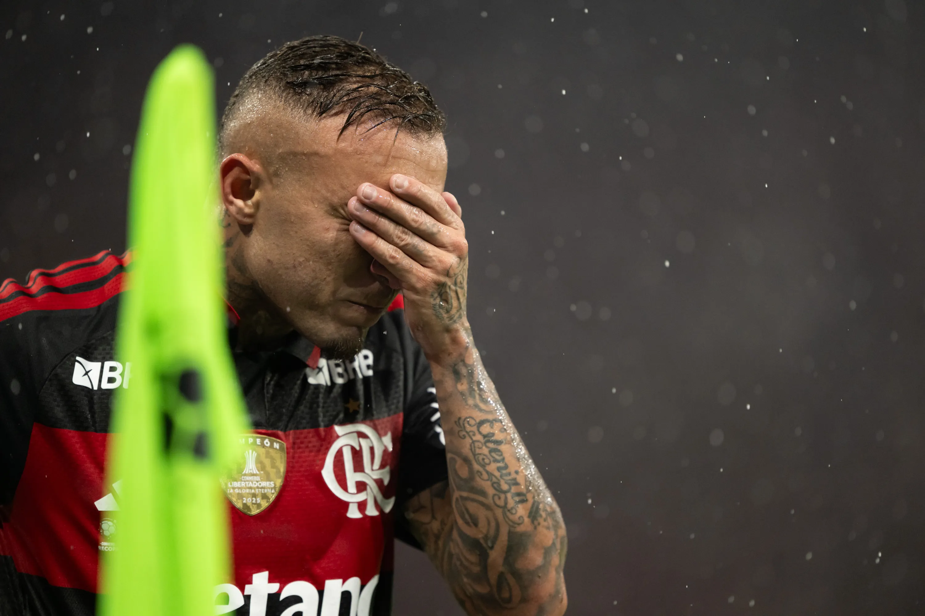 Everton Cebolinha jogador do Flamengo durante partida contra o Lanus no estadio Maracana pelo campeonato [COMPETICAO]. Foto: Jorge Rodrigues/AGIF