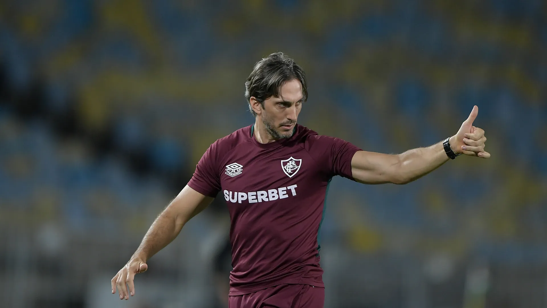 Zubeldía no comando do Fluminense – Foto: Thiago Ribeiro/AGIF