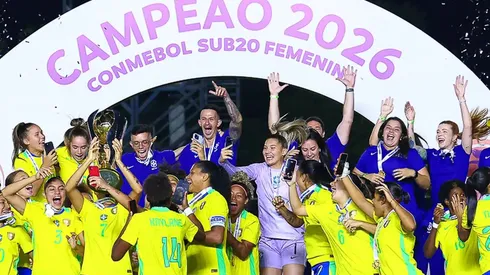 Brasil é campeão Sul-Americano Sub-20. Foto: Divulgação/CBF