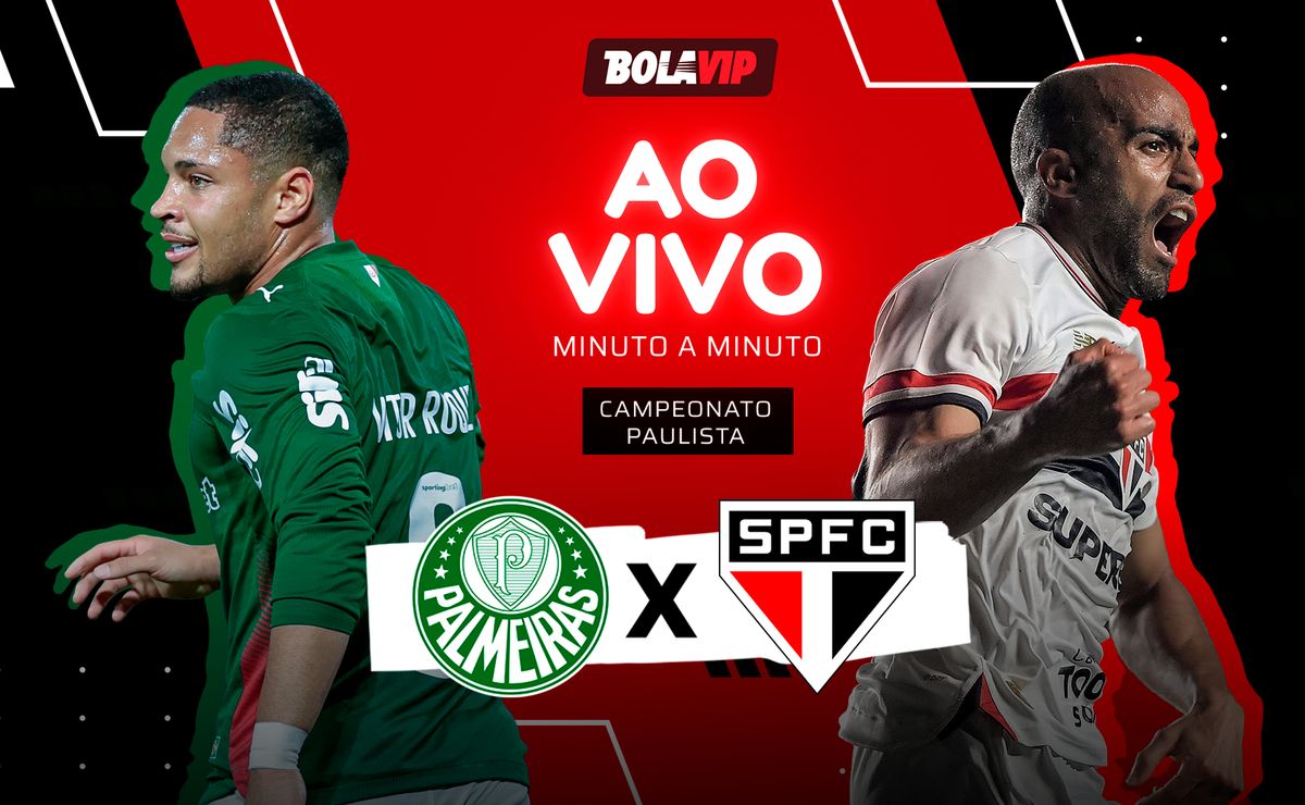 Palmeiras x São Paulo AO VIVO – Onde assistir jogo em tempo real pelo Paulistão 2026