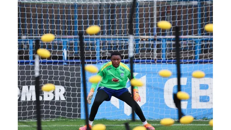 Thaís Lima, goleira da Seleção. Foto: Lívia Villas Boas/CBF