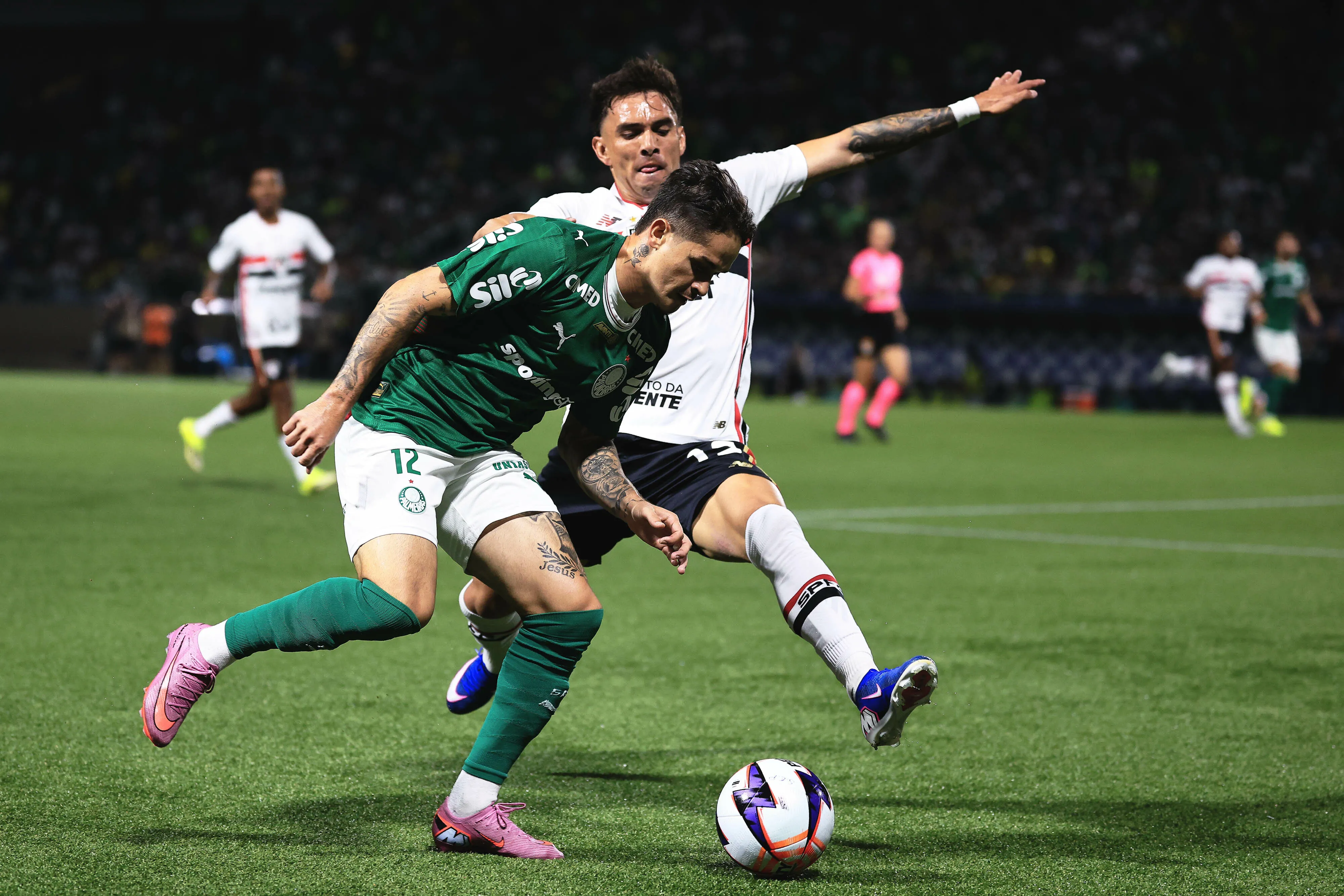 Palmeiras x São Paulo. Foto: Ettore Chiereguini/AGIF