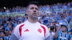 Paulo Pezzolano técnico do Internacional durante partida contra o Grêmio. Foto: Maxi Franzoi/AGIF