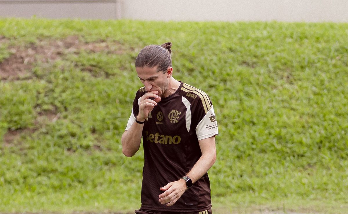 Filipe Luís mantém convicções e deve rodar o elenco do Flamengo na semifinal