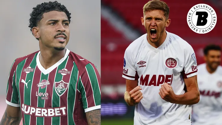 John Kennedy e Rodrigo Castillo podem ser companheiros no Fluminense - Fotos: Thiago Ribeiro/AGIF e Marcelo Hernandez/Getty Images