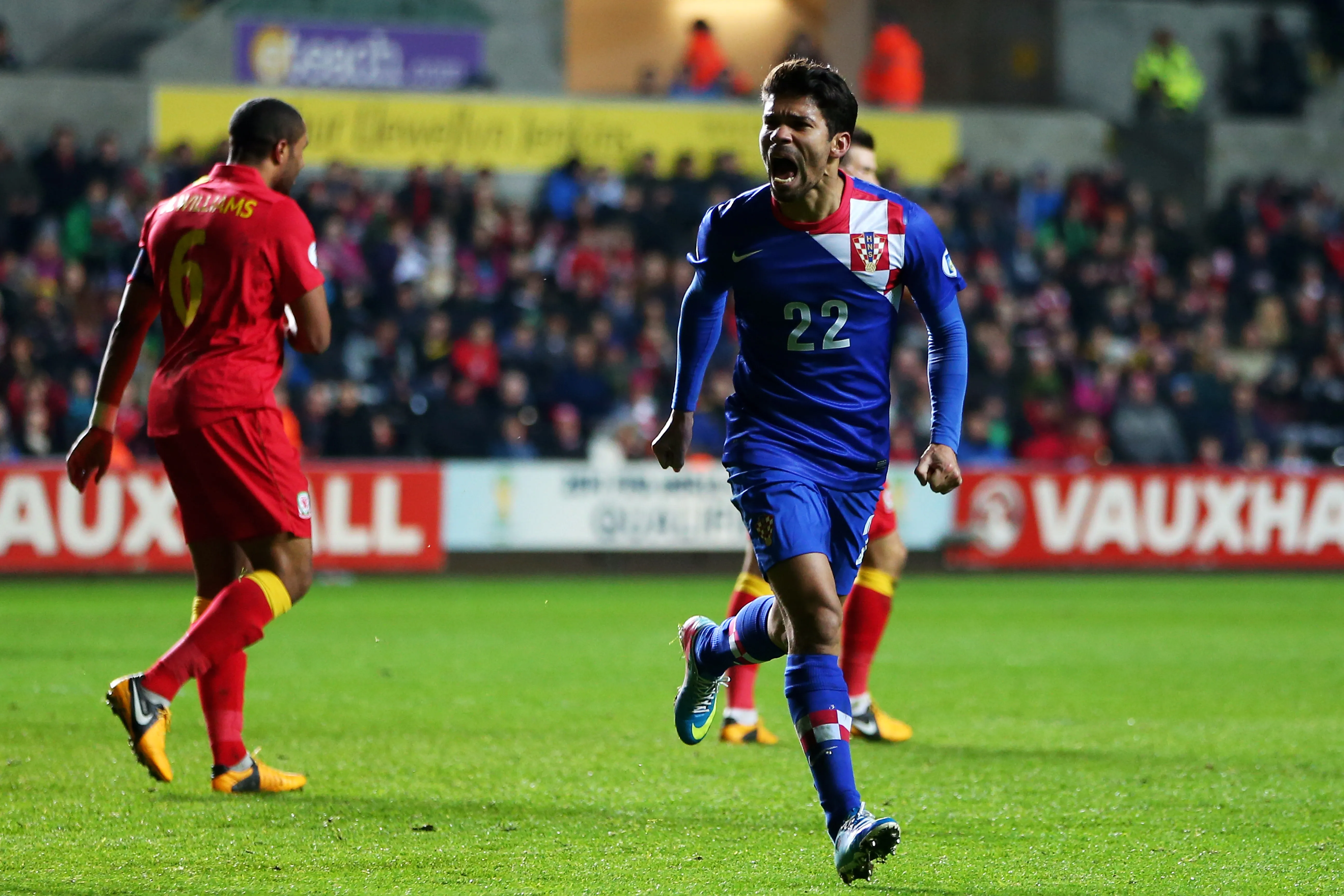 Eduardo da Silva escolheu a seleção croata para defender. Foto: Michael Steele/Getty Images
