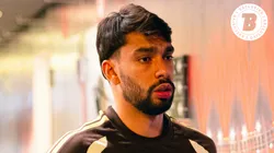 Lucas Paquetá jogador do Flamengo durante viagem com o elenco