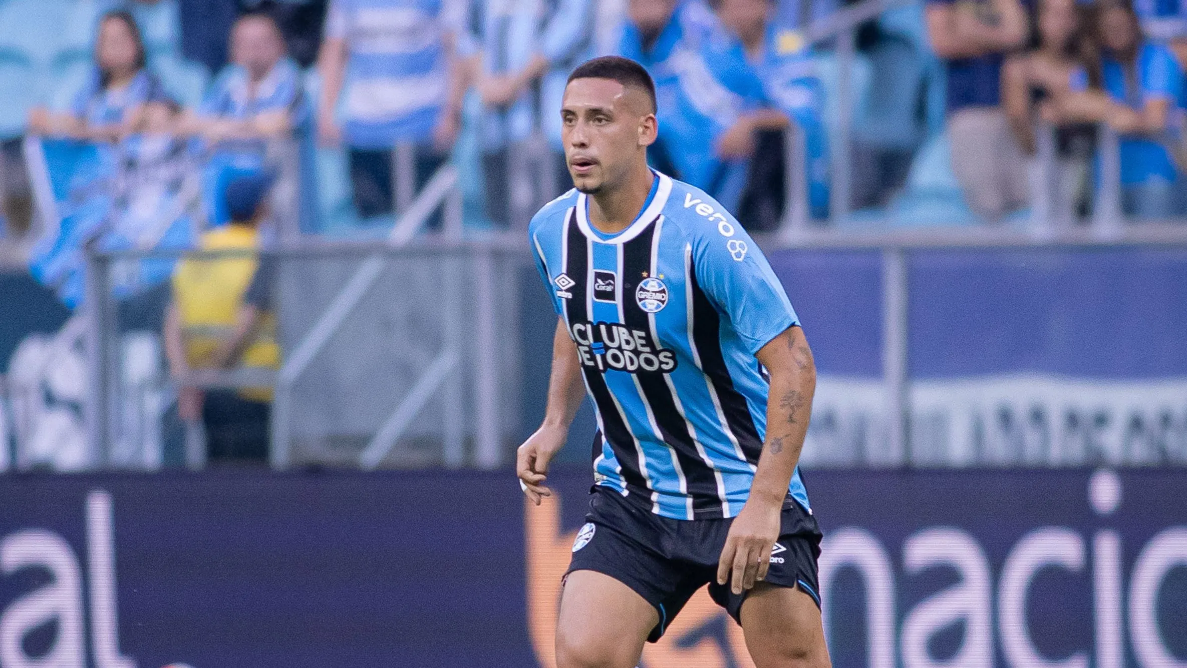 Noriega no Grêmio. Foto: Maxi Franzoi/AGIF