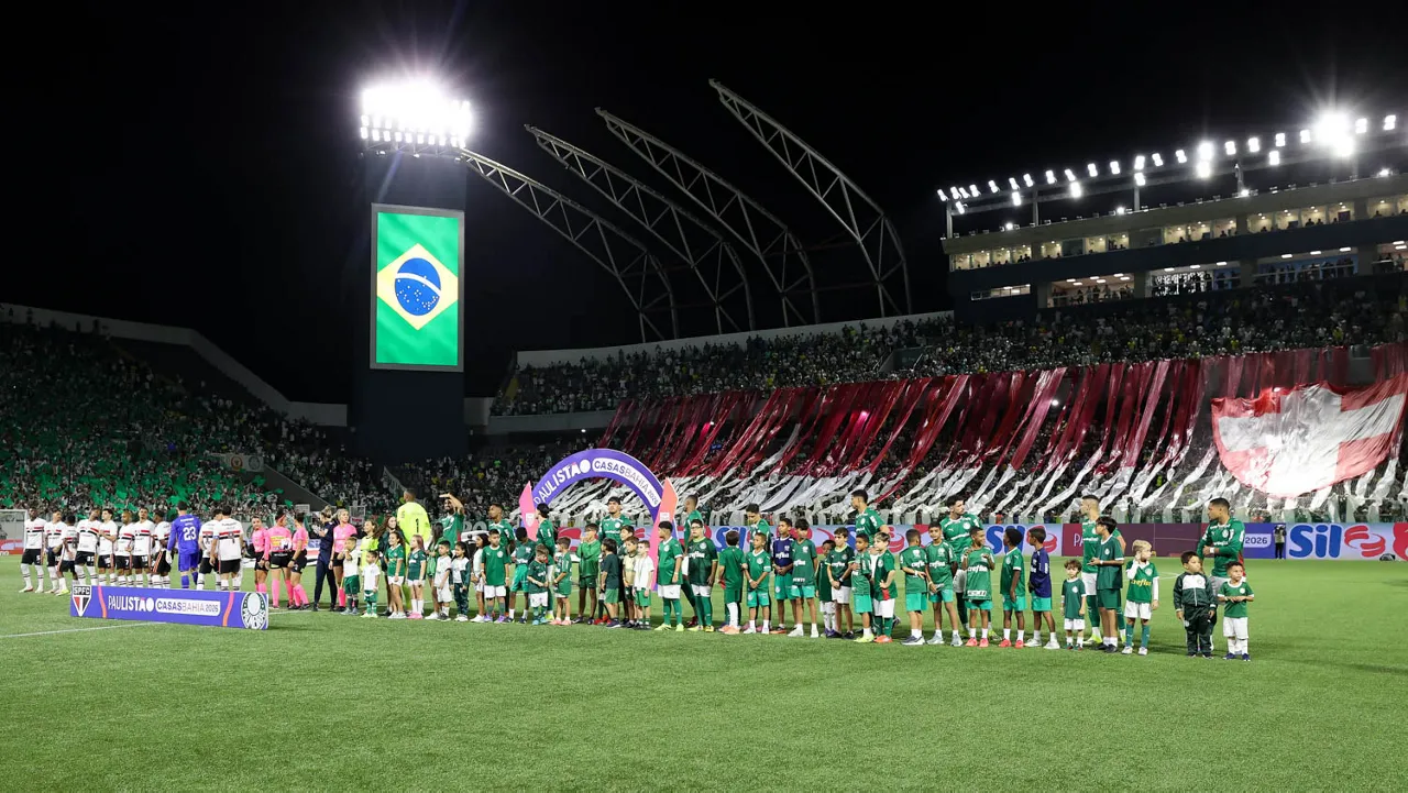 Arena Barueri será a casa do Palmeiras mais uma vez, agora para final do Estadual – Foto: Cesar Greco/Palmeiras/by Canon