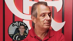 BAP confia no técnico do Mengão. Fotos: Reprodução/YouTube Flamengo TV e Thiago Ribeiro/AGIF.