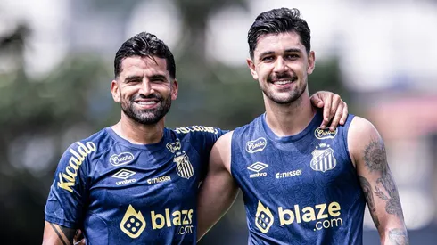Dupla continua fora dos planos – Foto: Raul Baretta/Santos FC.