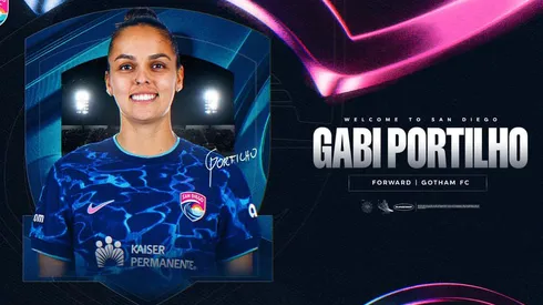 Gabi Portilho chega ao San Diego. Foto: Divulgação/San Diego Wave