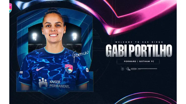 Gabi Portilho chega ao San Diego. Foto: Divulgação/San Diego Wave
