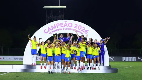 Sub-20 conquistou o Sul-Americano 2026. Foto: Staff Images Woman/CBF