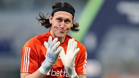 Cássio é desfalque na final do Campeonato Mineiro. Foto: Gilson Lobo/AGIF