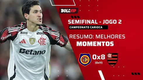 Flamengo goleia o Madureira e pega o Fluminense na decisão do Carioca. Foto: Thiago Ribeiro/AGIF
