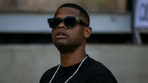 Junior Santos jogador do Atletico-MG durante partida contra o Botafogo no estadio Mineirao pelo campeonato Brasileiro A 2025.