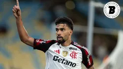 Lucas Paquetá comemora um de seus gols pelo Flamengo. Foto: Jorge Rodrigues/AGIF