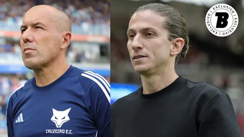 Leonardo Jardim está sendo cotado para substituir Filipe Luís – Fotos: Gilson Lobo/AGIF e Thiago Ribeiro/AGIF