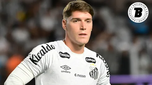 Rollheiser perdeu espaço no Santos no início de 2026 – Foto: Jota Erre/AGIF