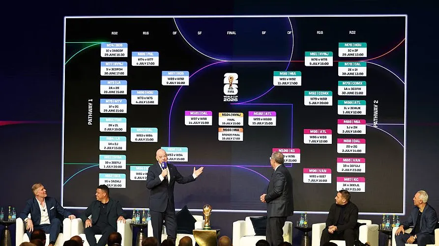 Chaveamento da Copa. Foto: Dan Mullan/Getty Images