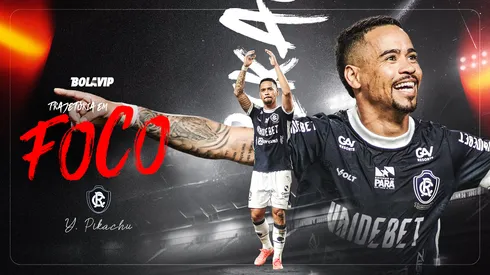 Yago Pikachu traz experiência e talento para o time do Remo – Foto: Marcos Junior/AGIF