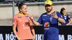 Arthur Elias e Luana. Foto: Lívia Villas Boas/CBF