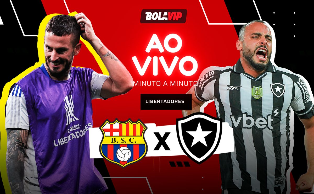 Barcelona SC x Botafogo AO VIVO – Onde assistir jogo em tempo real pela Copa Libertadores